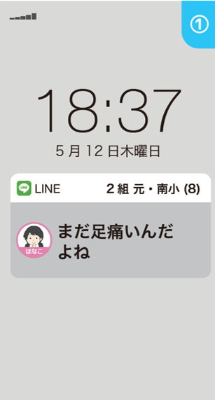 ①まだ足痛いんだよね