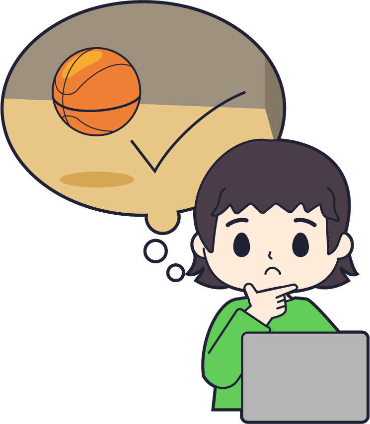 男の子三人でボール遊びしている画像