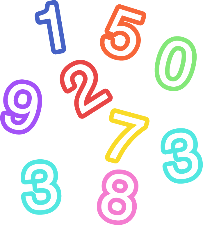 数字の画像